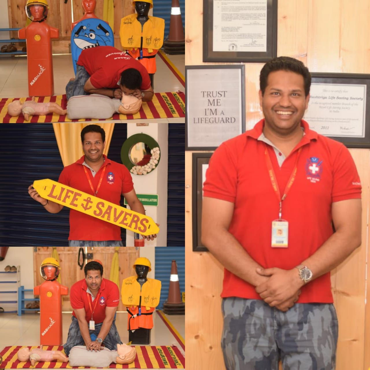 Lifesaver course participants