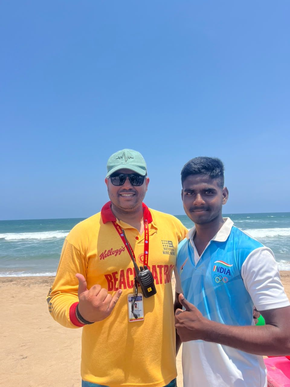 Beach patrol lifeguards