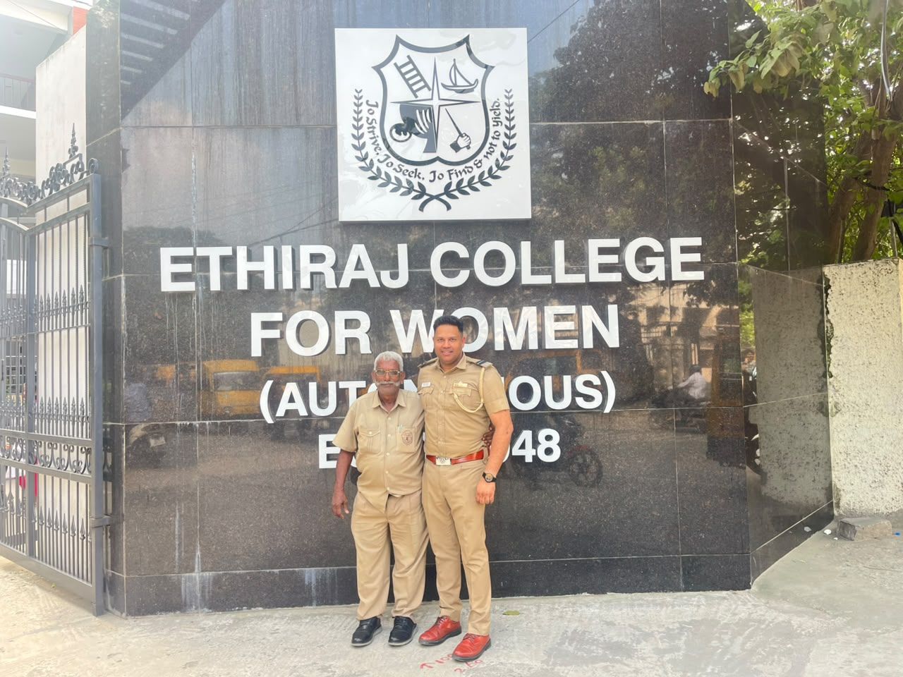 At Ethiraj College for Women, Chennai