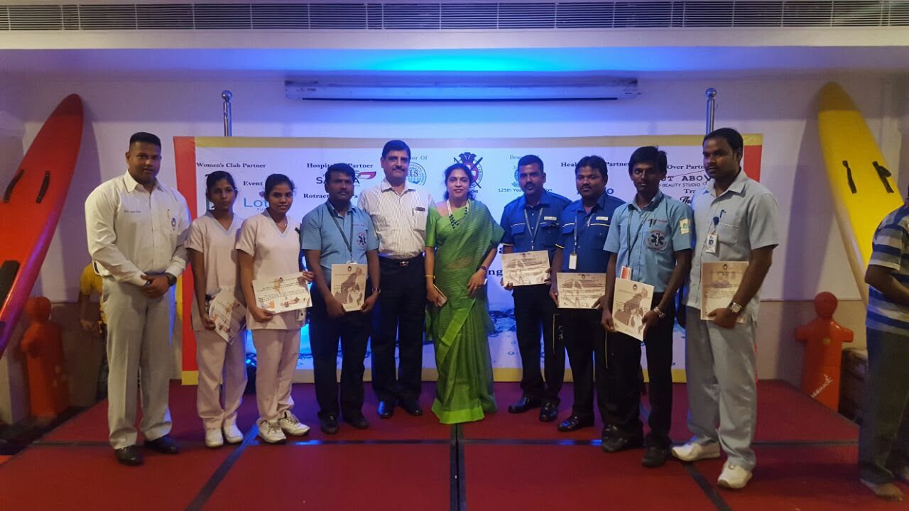 Recognition ceremony on stage