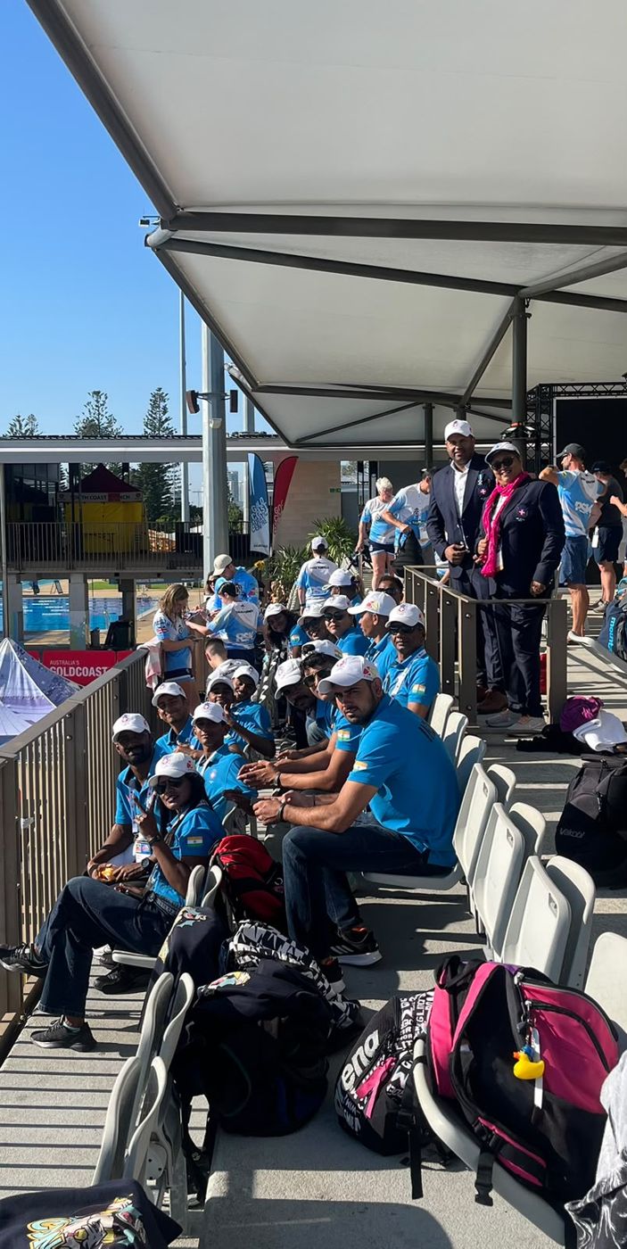 Team at an international championship