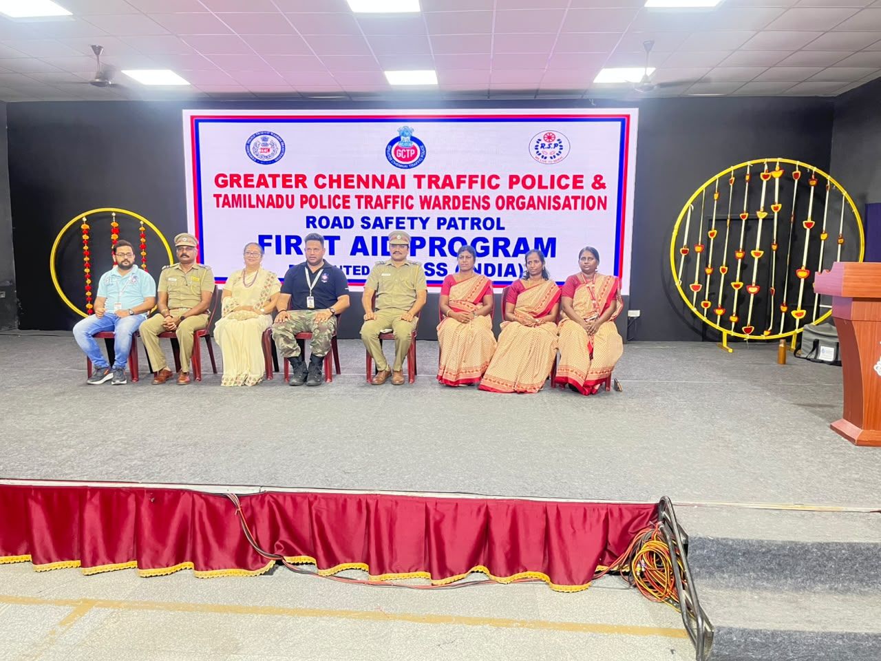 First aid programme with the Greater Chennai Traffic Police